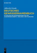 Cover-Bild Deutsches Gewässernamenbuch
