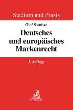 Cover-Bild Deutsches und europäisches Markenrecht