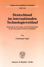Cover-Bild Deutschland im internationalen Technologiewettlauf.