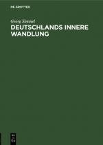 Cover-Bild Deutschlands innere Wandlung