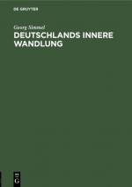 Cover-Bild Deutschlands innere Wandlung