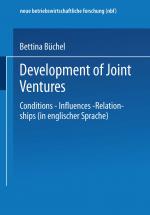 Cover-Bild Development of Joint Ventures
