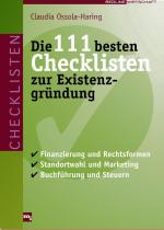 Cover-Bild Die 111 besten Checklisten zur Existenzgründung