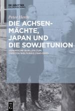 Cover-Bild Die Achsenmächte, Japan und die Sowjetunion