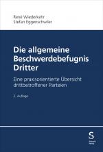 Cover-Bild Die allgemeine Beschwerdebefugnis Dritter