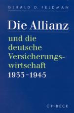 Cover-Bild Die Allianz und die deutsche Versicherungswirtschaft 1933-1945