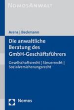 Cover-Bild Die anwaltliche Beratung des GmbH-Geschäftsführers