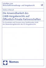Cover-Bild Die Anwendbarkeit des GWB-Vergaberechts auf Öffentlich-Private Partnerschaften