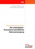 Cover-Bild Die arbeitgeberfinanzierte betriebliche Altersversorgung