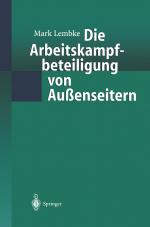 Cover-Bild Die Arbeitskampfbeteiligung von Außenseitern