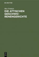 Cover-Bild Die attischen Geschworenengerichte