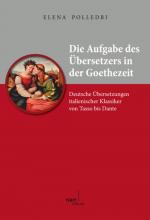 Cover-Bild Die Aufgabe des Übersetzers in der Goethezeit