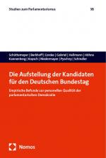 Cover-Bild Die Aufstellung der Kandidaten für den Deutschen Bundestag