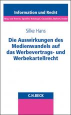 Cover-Bild Die Auswirkungen des Medienwandels auf das Werbevertrags- und Werbekartellrecht