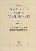 Cover-Bild Die Bach-Rezeption des späten Beethoven