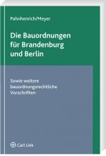 Cover-Bild Die Bauordnungen für Brandenburg und Berlin