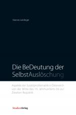 Cover-Bild Die BeDeutung der SelbstAuslöschung