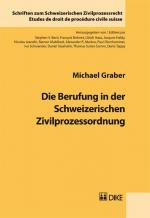 Cover-Bild Die Berufung in der Schweizerischen Zivilprozessordnung.