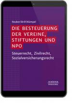 Cover-Bild Die Besteuerung der Vereine, Stiftungen und NPO
