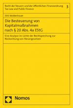 Cover-Bild Die Besteuerung von Kapitalmaßnahmen nach § 20 Abs. 4a EStG