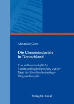 Cover-Bild Die Chemieindustrie in Deutschland