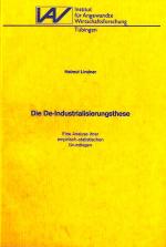 Cover-Bild Die De-Industrialisierungsthese
