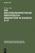 Cover-Bild Die deuteronomistische Pentateuchredaktion in Exodus 3–17