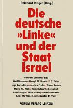 Cover-Bild Die deutsche "Linke" und der Staat Israel