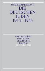 Cover-Bild Die deutschen Juden 1914-1945
