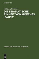 Cover-Bild Die dramatische Einheit von Goethes 'Faust'