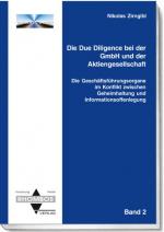 Cover-Bild Die Due Diligence bei der GmbH und der Aktiengesellschaft