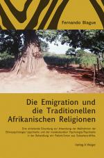 Cover-Bild Die Emigration und die Traditionellen Afrikanischen Religionen