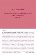 Cover-Bild Die Entstehung und Entwicklung der Eurythmie 1912-1918
