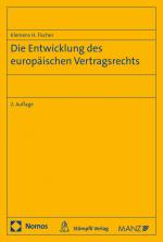 Cover-Bild Die Entwicklung des europäischen Vertragsrechts