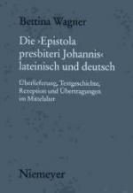 Cover-Bild Die "Epistola presbiteri Johannis" lateinisch und deutsch