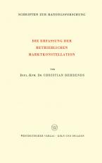 Cover-Bild Die Erfassung der Betrieblichen Marktkonstellation