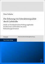 Cover-Bild Die Erfassung von Interaktionsqualität durch Lehrkräfte