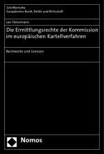 Cover-Bild Die Ermittlungsrechte der Kommission im europäischen Kartellverfahren