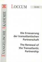 Cover-Bild Die Erneuerung der transatlantischen Partnerschaft
