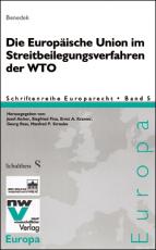 Cover-Bild Die Europäische Union im Streitbeilegungsverfahren der WTO
