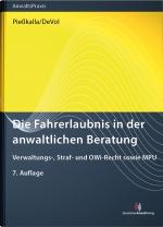 Cover-Bild Die Fahrerlaubnis in der anwaltlichen Beratung