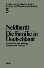 Cover-Bild Die Familie in Deutschland