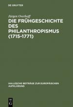 Cover-Bild Die Frühgeschichte des Philanthropismus (1715-1771)