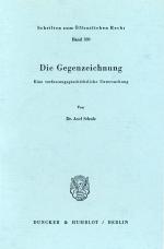 Cover-Bild Die Gegenzeichnung.