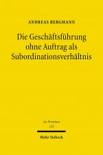 Cover-Bild Die Geschäftsführung ohne Auftrag als Subordinationsverhältnis