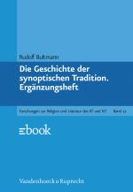 Cover-Bild Die Geschichte der synoptischen Tradition