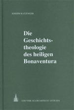 Cover-Bild Die Geschichtstheologie des heiligen Bonaventura