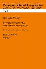 Cover-Bild Die Gleichnisse Jesu im Matthäusevangelium