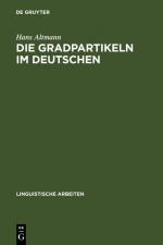 Cover-Bild Die Gradpartikeln im Deutschen