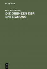 Cover-Bild Die Grenzen der Enteignung